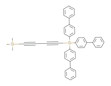 1-[tris(biphenyl-4-yl)silyl]-4-trimethylsilyl-1,3-butadiyne