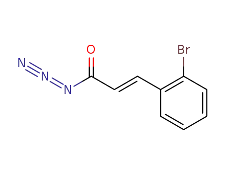 Molecular Structure of 1026708-78-0 ((E)-3-(2-Bromo-phenyl)-acryloyl azide)