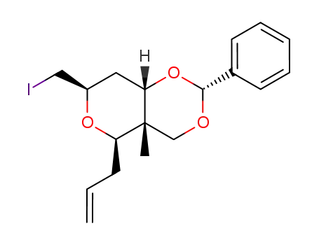 (2R,4aR,5R,7R)-5-allyl-7-iodomethyl-4a-methyl-2-phenyltetrahydropyrano[4,3-d][1,3]dioxane