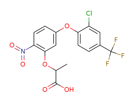 Propanoic acid,
2-[5-[2-chloro-4-(trifluoromethyl)phenoxy]-2-nitrophenoxy]-