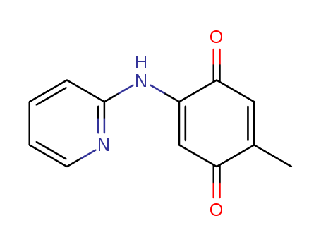2,5-CYCLOHEXADIENE-1,4-DIONE,2-METHYL-5-(PYRIDIN-2-YLAMINO)-