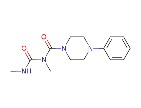 Molecular Structure of 80712-12-5 (1-(2,4-Dimethylallophanoyl)-4-phenylpiperazine)