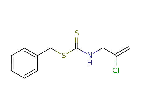 Molecular Structure of 192723-46-9 (Carbamodithioic acid, (2-chloro-2-propenyl)-, phenylmethyl ester)