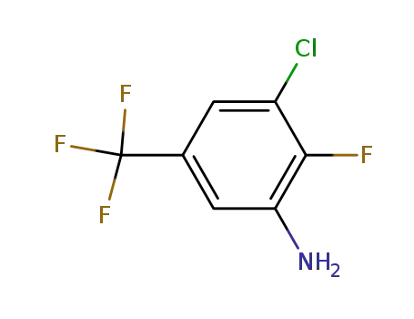 3-amino-5-chloro-4-fluoro-trifluoromethylbenzene