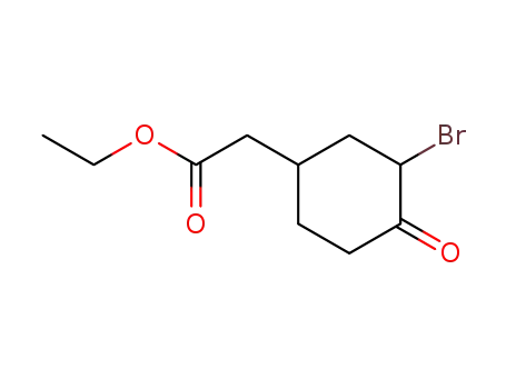 3-bromo-4-ketocyclohexaneacetic acid ethyl ester