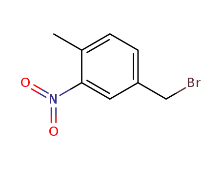 Molecular Structure of 74101-68-1 (4-broMoMethyl-1-Methyl-2-nitro-benzene)