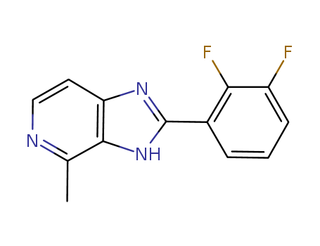 1H-Imidazo[4,5-c]pyridine, 2-(2,3-difluorophenyl)-4-methyl-