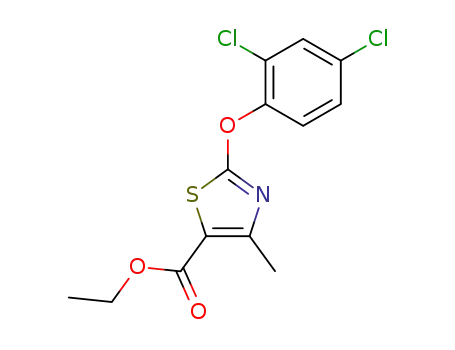 5-Thiazolecarboxylic acid, 2-(2,4-dichlorophenoxy)-4-methyl-, ethyl
ester