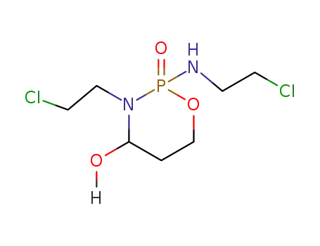 Molecular Structure of 50892-10-9 (3-(2-chloroethyl)-2-[(2-chloroethyl)amino]-1,3,2-oxazaphosphinan-4-ol 2-oxide)