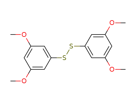 Molecular Structure of 219696-68-1 (bis(3,5-dimethoxyphenyl)-disulfide)