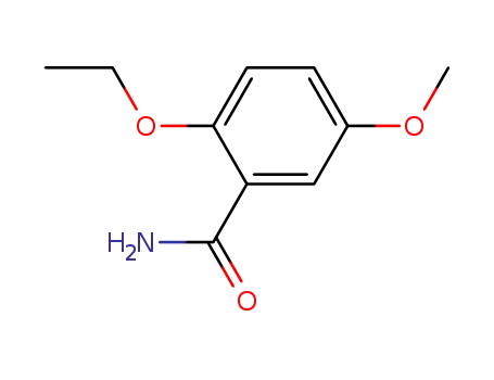 Molecular Structure of 63874-34-0 (Benzamide, 2-ethoxy-5-methoxy-)