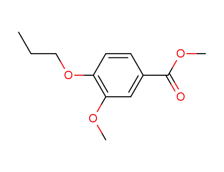 Molecular Structure of 3535-26-0 (methyl 3-methoxy-4-propoxybenzoate)