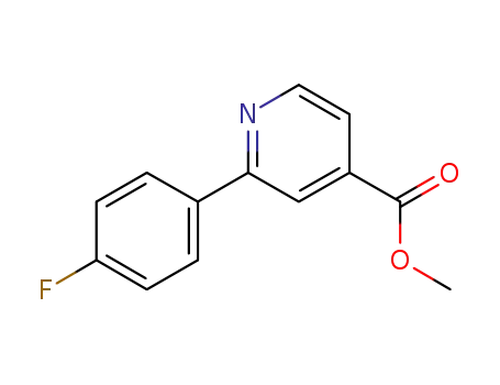 4-Pyridinecarboxylic acid, 2-(4-fluorophenyl)-, methyl ester