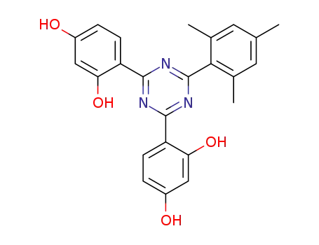 2,4-Bis-(2,4-dihydroxyphenyl)-6-(2,4,6-trimethylphenyl)-s-triazine