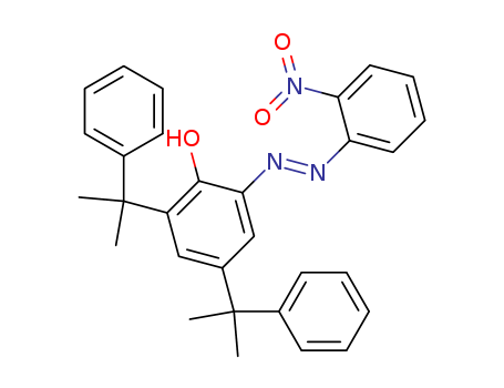 Phenol,2,4-bis(1-methyl-1-phenylethyl)-6-[2-(2-nitrophenyl)diazenyl]-