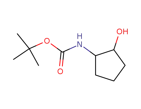 Molecular Structure of 945652-35-7 (tert-butyl 2-hydroxycyclopentylcarbamate)