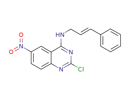 2-chloro-4-trans-cinnamylamino-6-nitroquinazoline