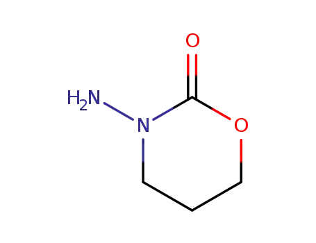 Molecular Structure of 54924-47-9 (3-Aminotetrahydro-1,3-oxazin-2-one)