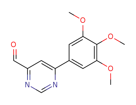 4-Pyrimidinecarboxaldehyde, 6-(3,4,5-trimethoxyphenyl)-