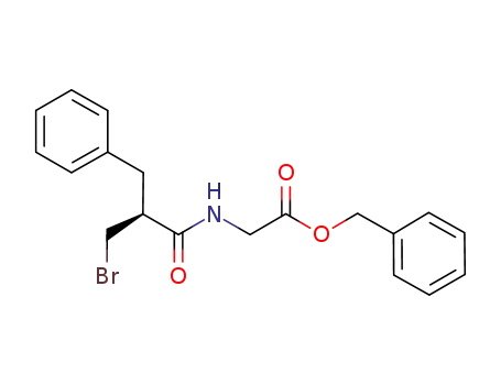 N-(S-2-bromomethyl-1-oxo-3-phenylpropyl)-glycine benzyl ester