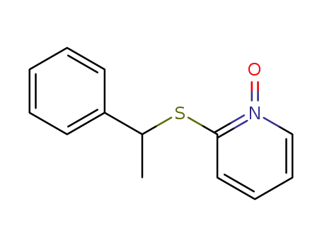 Molecular Structure of 60263-93-6 (2-[(1-phenylethyl)sulfanyl]pyridine 1-oxide)