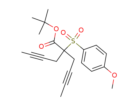 2-(4-methoxy-benzenesulfonyl)-2-but-2-ynyl-hex-4-ynoic acid tert-butyl ester