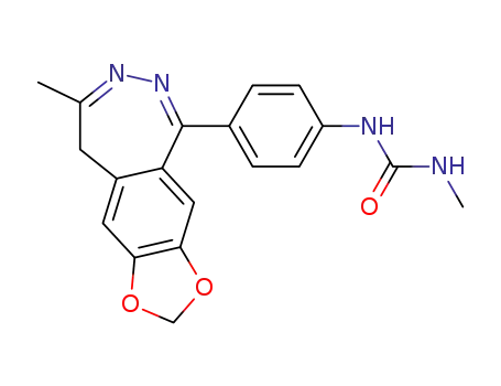 1-(4-Methylcarbamoylaminophenyl)-4-methyl-7,8-methylenedioxy-5H-2,3-benzodiazepine