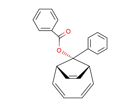 benzoic acid-(9<i>anti</i>-phenyl-bicyclo[4.2.1]nona-2,4,7-triene-9<i>syn</i>-yl ester)