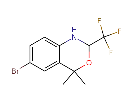 6-bromo-4,4-dimethyl-2-(trifluoromethyl)-1,4-dihydro-2H-3,1-benzoxazine