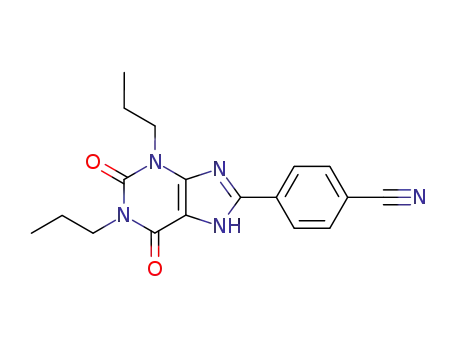 Benzonitrile,
4-(2,3,6,7-tetrahydro-2,6-dioxo-1,3-dipropyl-1H-purin-8-yl)-