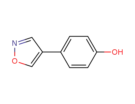 Molecular Structure of 416860-20-3 (Phenol, 4-(4-isoxazolyl)- (9CI))