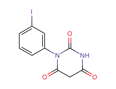 2,4,6(1H,3H,5H)-Pyrimidinetrione, 1-(3-iodophenyl)-