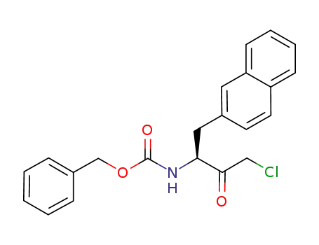 Molecular Structure of 128019-71-6 (Z-2-NAL-CHLOROMETHYLKETONE)