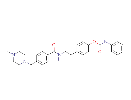 methyl-phenyl-carbamic acid 4-{2-[4-(4-methyl-piperazin-1-ylmethyl)-benzoylamino]-ethyl}-phenyl ester