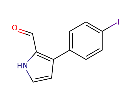 1H-Pyrrole-2-carboxaldehyde, 3-(4-iodophenyl)-