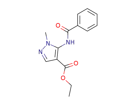 Ethyl 5-benzoylamino-1-methyl-1H-pyrazole-4-carboxylate