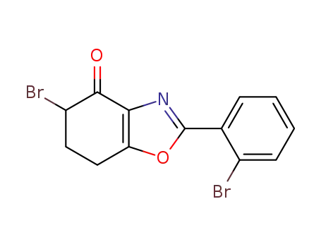 Molecular Structure of 558476-90-7 (4(5H)-Benzoxazolone, 5-bromo-2-(2-bromophenyl)-6,7-dihydro-)