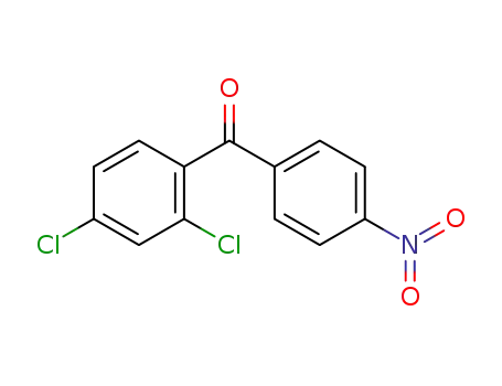 Molecular Structure of 855194-85-3 ((2,4-dichlorophenyl)(4-nitrophenyl)methanone)