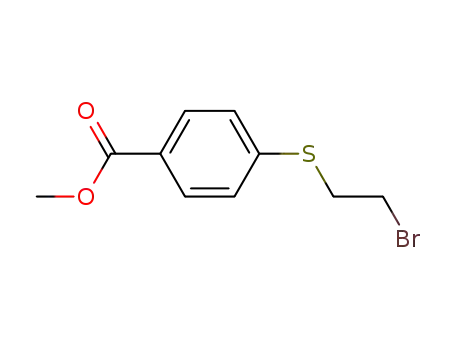 Benzoic acid, 4-[(2-bromoethyl)thio]-, methyl ester