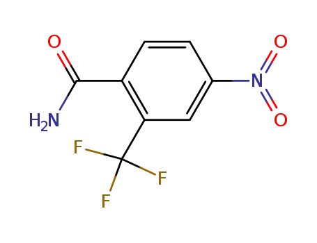 Molecular Structure of 22227-54-9 (Benzamide, 4-nitro-2-(trifluoromethyl)-)