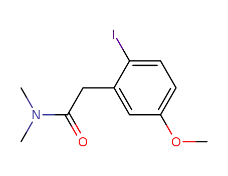 2- (2- 요오도 -5- 메 톡시-페닐) -N, N- 디메틸-아 세타 미드