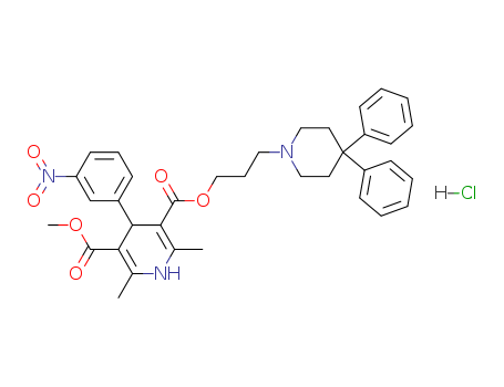 (R)-(-)-Niguldipine hydrochloride;(R)-1,4-Dihydro-2,6-diMethyl-4-(3-nitrophenyl)-3,5-pyridinedicarboxylicacid,3-(4,4-diphenyl-1-piperidinyl)propylMethylesterhydrochloride