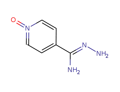 4-Pyridinecarboximidic acid, hydrazide, 1-oxide (9CI)