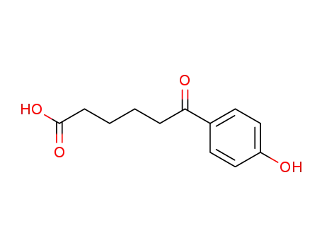 Molecular Structure of 5537-75-7 (6-(4-hydroxy-phenyl)-6-oxo-hexanoic acid)