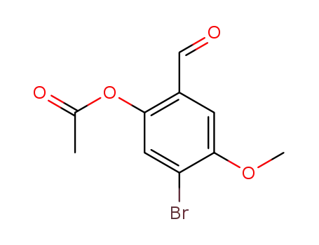 Benzaldehyde, 2-(acetyloxy)-4-bromo-5-methoxy-