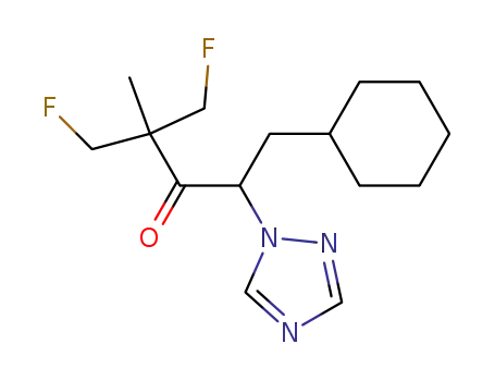 1-cyclohexyl-2-(1,2,4-triazol-1-yl)-4,4-bis-fluoromethyl-pentan-3-one