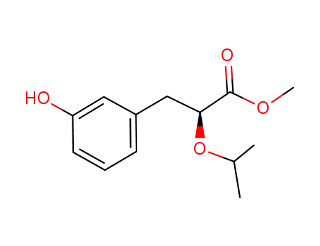 (2S)-3-(3-hydroxyphenyl)-2-isopropoxypropionic acid methyl