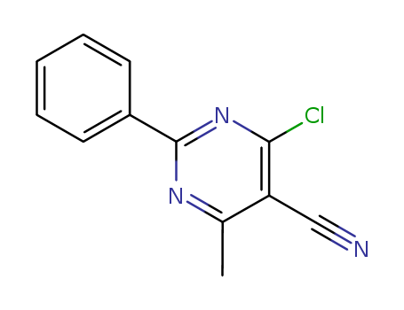 4-chloro-6-methyl-2-phenyl-5-Pyrimidinecarbonitrile