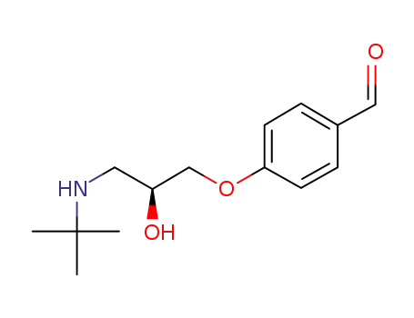 Benzaldehyde, 4-[3-[(1,1-dimethylethyl)amino]-2-hydroxypropoxy]-, (S)-