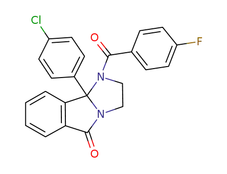 9b-(4-chlorophenyl)-1-(4-fluorobenzoyl)-1,2,3,9b-tetrahydro-5H-imidazo[2,1-a]isoindol-5-one